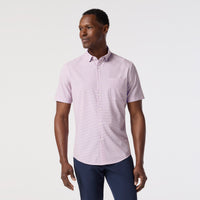 Leeward SS Dress Shirt - Rose Geo Texture