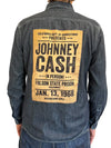 Johnny Cash Denim Sport Shirt Robert Stock