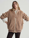 Ella Long Line Sherpa Bomber