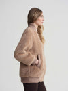 Ella Long Line Sherpa Bomber