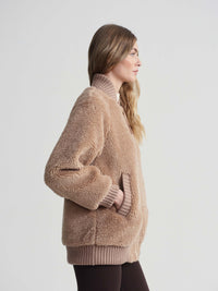 Ella Long Line Sherpa Bomber