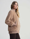 Ella Long Line Sherpa Bomber