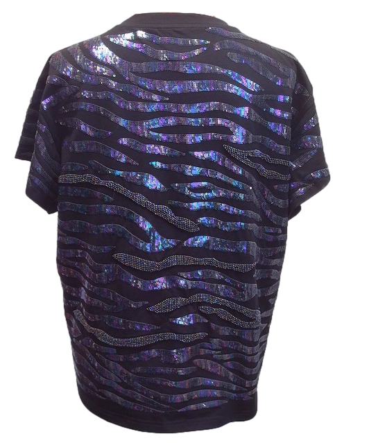 Sequin Tiger Stripe Tee