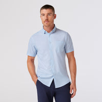 Leeward SS Dress Shirt - Triangle Dash