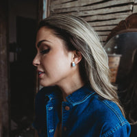 Reed Accent Stud Earrings