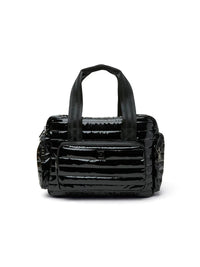 Voyager Travel Bag - Black Patent