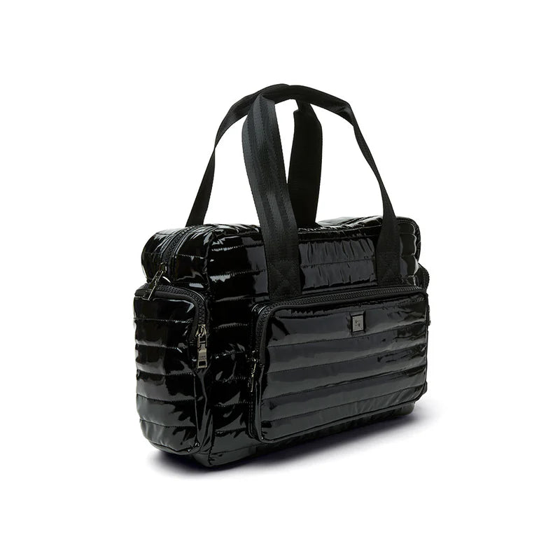 Voyager Travel Bag - Black Patent