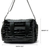 Voyager Travel Bag - Black Patent