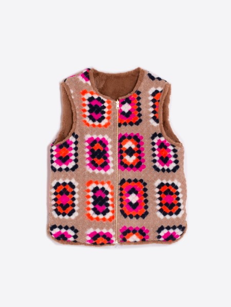 Naomi Reversible Crochet Vest