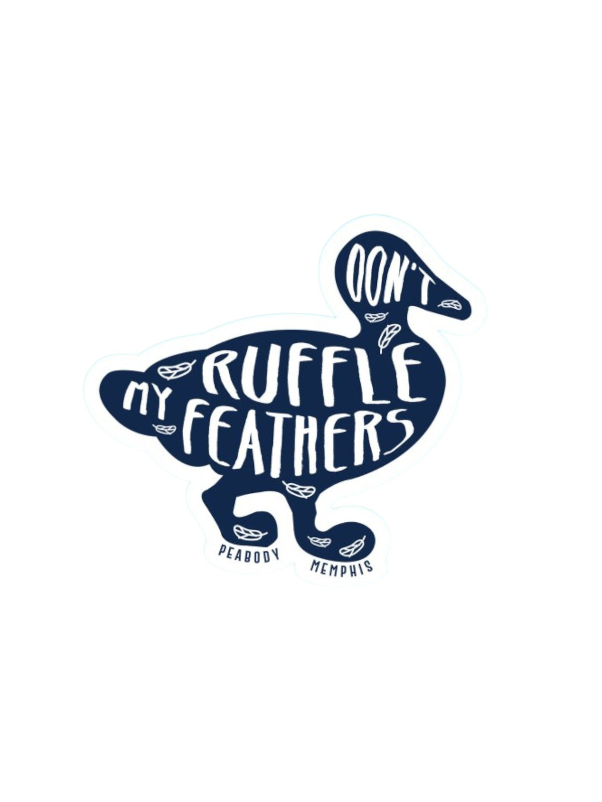 Don't Ruffle My Feathers Sticker Lansky Gift Shop