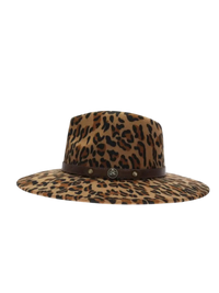 Leopard Panama Hat C.C Beanie