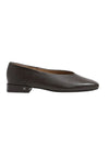 Kasey Square Toe Ballet Flat - Cafe Noir Brown Leather Sam Edelman