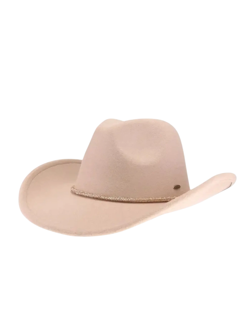 Reno Cowboy Hat - Taupe C.C Beanie