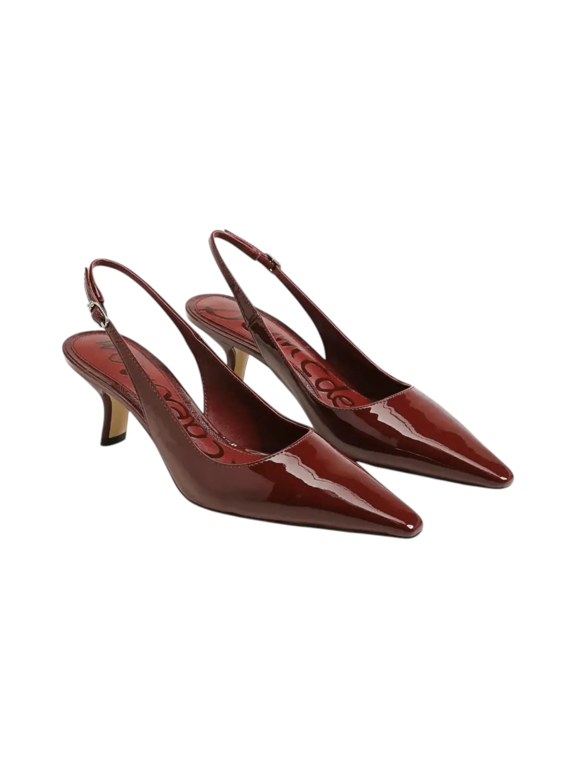 Bianka Slingback Pump in Merlot Patent | Sleek Fall Heel – Lansky
