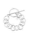 Chunky Silver Valerie Bracelet Leslie Curtis