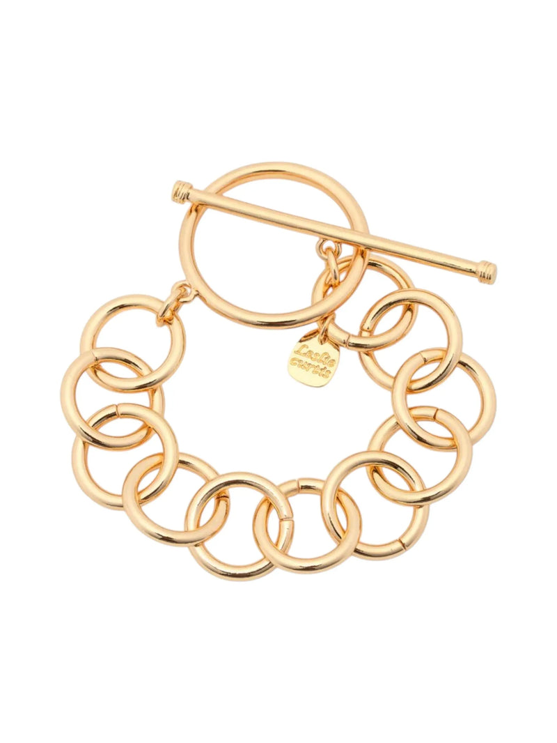 Chunky Gold Valerie Bracelet Leslie Curtis