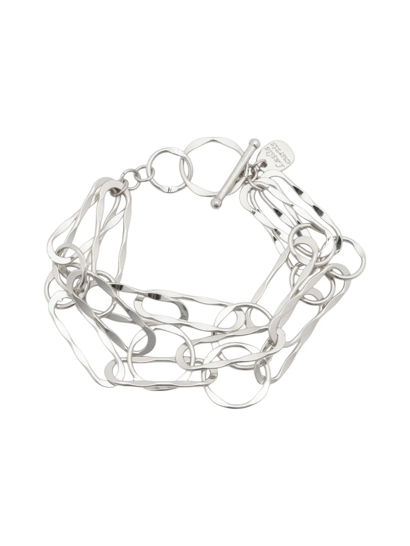 Sinclair Layered Silver Bracelet Leslie Curtis