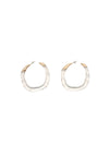 Maya Clear Hoops Leslie Curtis
