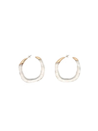 Maya Clear Hoops Leslie Curtis