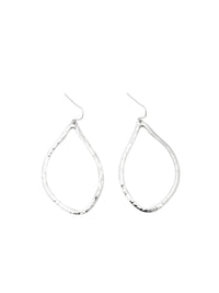 Addison Hammered Hoops Leslie Curtis