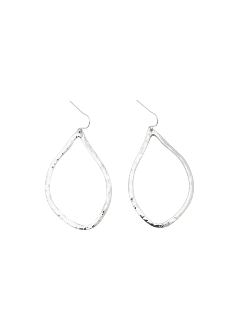 Addison Hammered Hoops Leslie Curtis