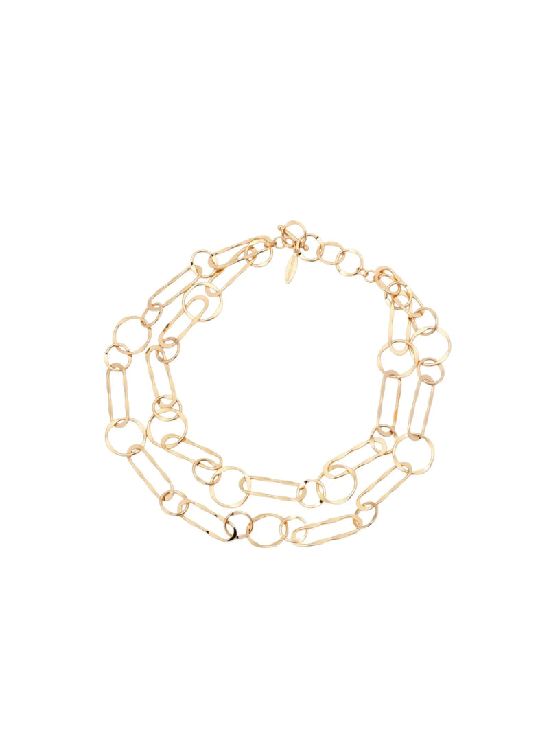 Julie Gold Layered Necklace Leslie Curtis