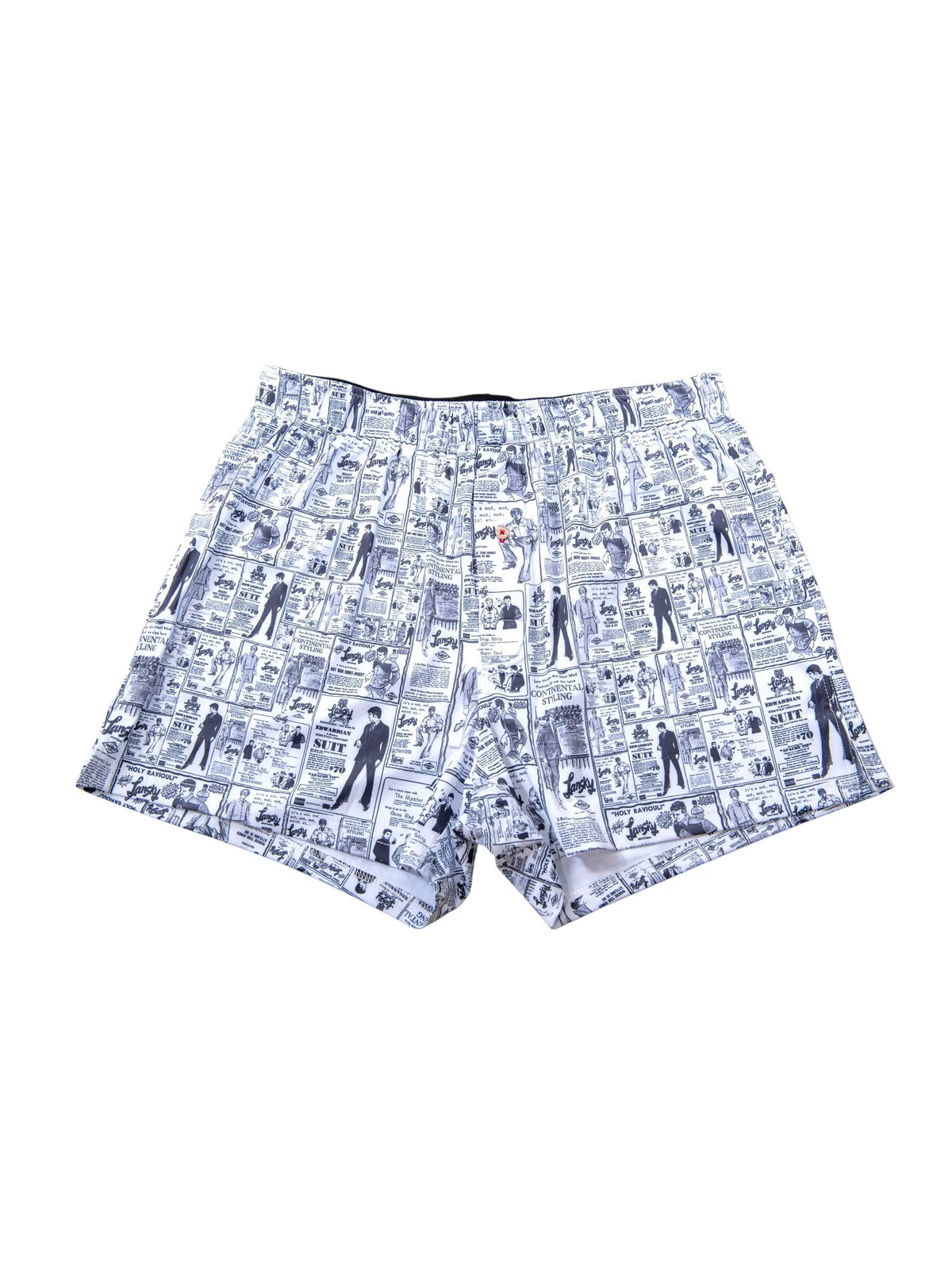 Lansky Bros. Vintage Ad Boxer Shorts Clothier to The King