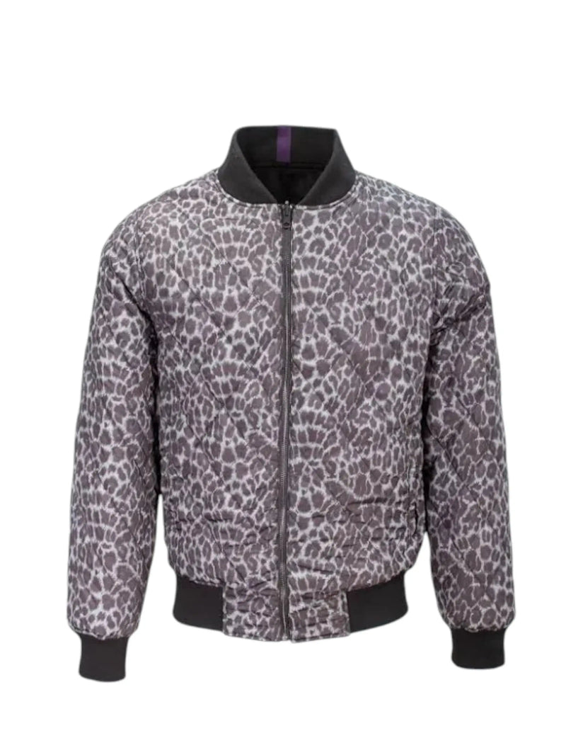 DON LEOPARD REVERSIBLE JACKET - BLACK Lords of Harlech