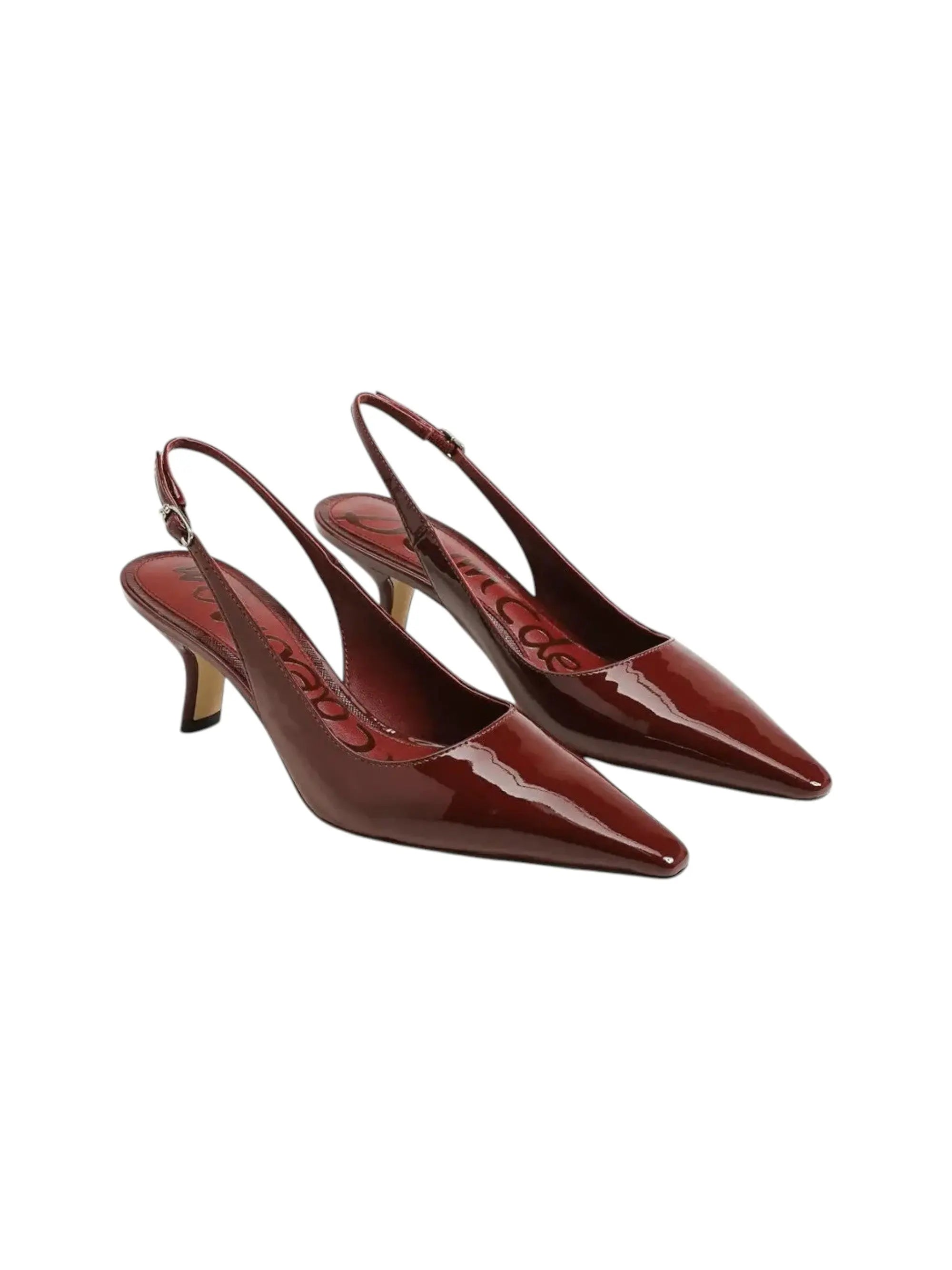 Bianka Slingback Pump in Merlot Patent | Sleek Fall Heel – Lansky