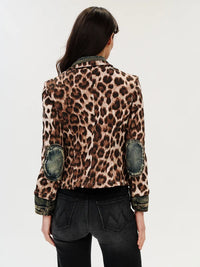 Vintage Leopard Blazer
