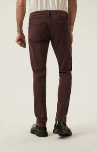 Straight Leg Pants - Burgundy Diagonal 34 Heritage