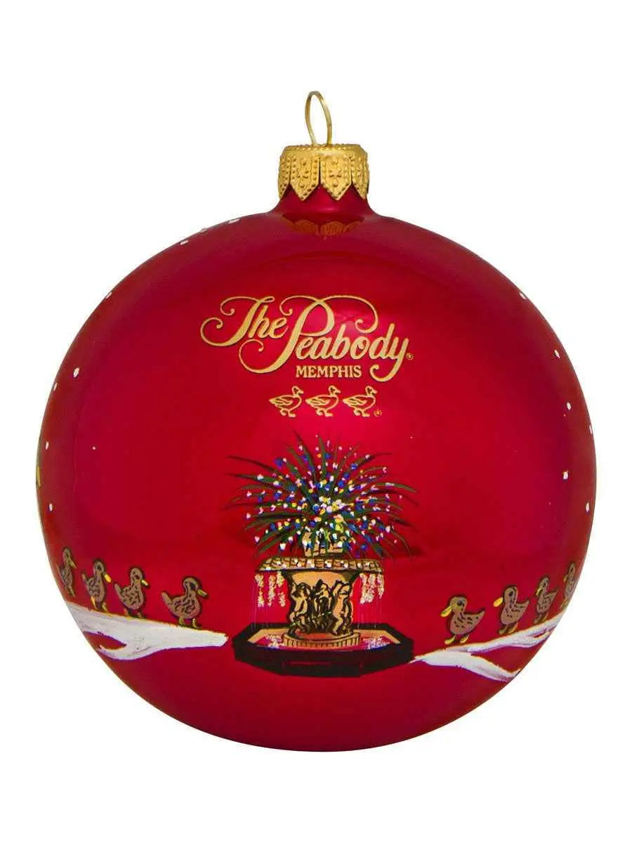 The Peabody Hotel 100MM Ball- Red