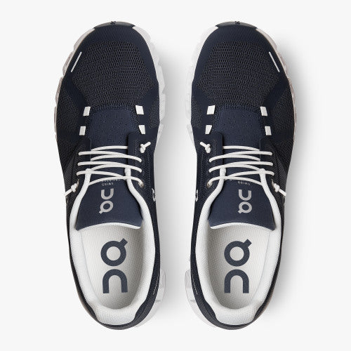 Cloud 5 Running Shoe - Midnight & White