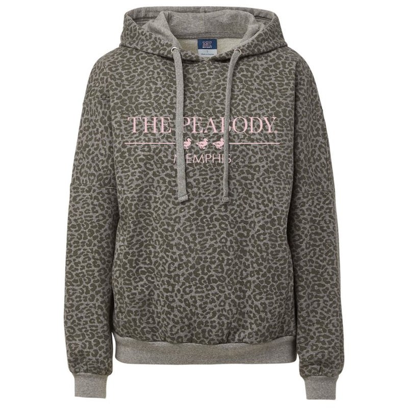 The Peabody Hoodie - Grey Leopard