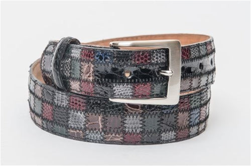 Alligator & Lizard Tiled Belt