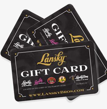 Lansky Gift Card- In-Store