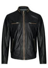 Nash Leather Jacket- Black