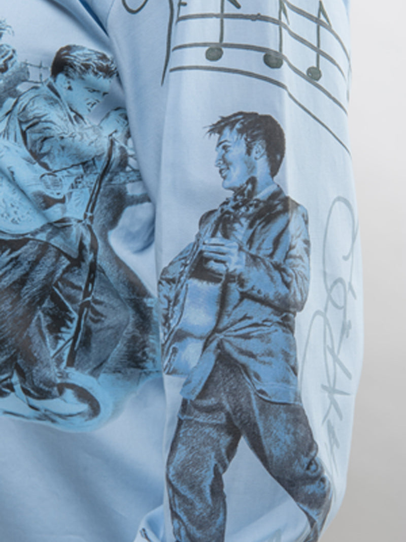 Blue Elvis Sport Shirt