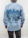 Blue Elvis Sport Shirt