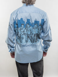 Blue Elvis Sport Shirt