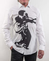 Black Silhouette Sport Shirt