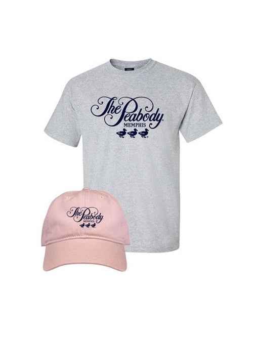 Peabody Cap & Tee Combo- Pink
