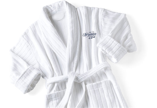 Peabody Velour Stripe Robe